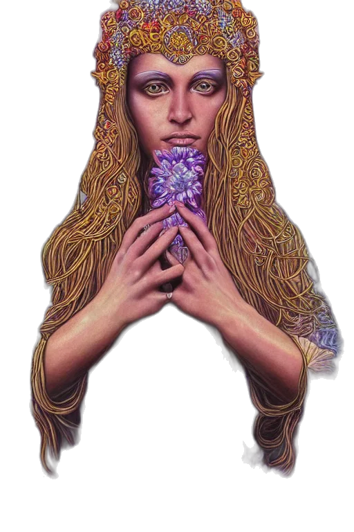 face, hair, jewelry, crown transparent PNG cut-out