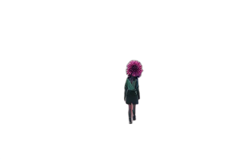 hair, dress, jacket, creature transparent PNG cut-out