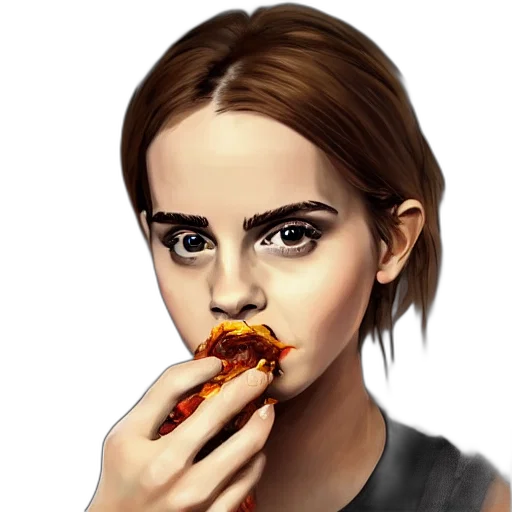 food, face, photorealistic, concept art transparent PNG cut-out