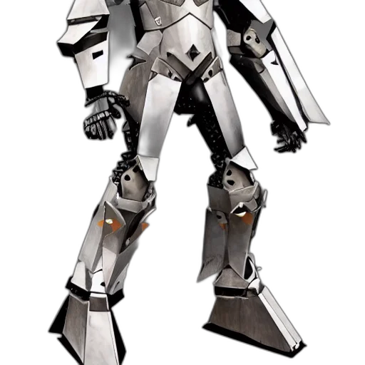 robot, weapon, 3d render, concept art transparent PNG cut-out