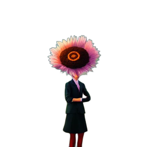 staff, hat, flower, crown transparent PNG cut-out