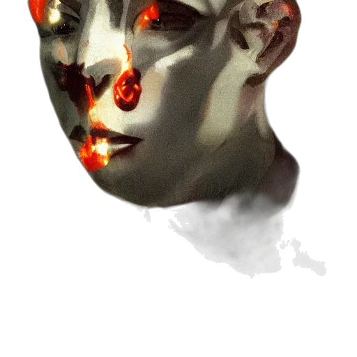 mask, face, robot, creature transparent PNG cut-out