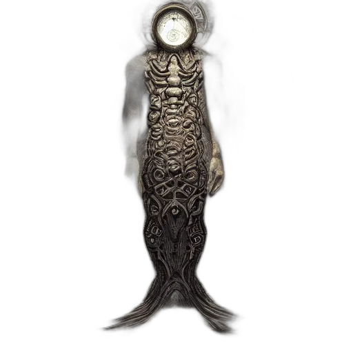 dress, creature, jewelry, staff transparent PNG cut-out