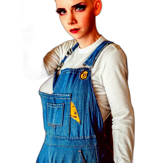dress, jacket, robot, staff transparent PNG cut-out