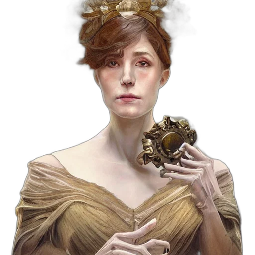 crown, jewelry, dress, face transparent PNG cut-out