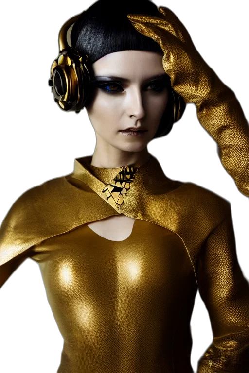 jewelry, robot, mask, cyberpunk transparent PNG cut-out