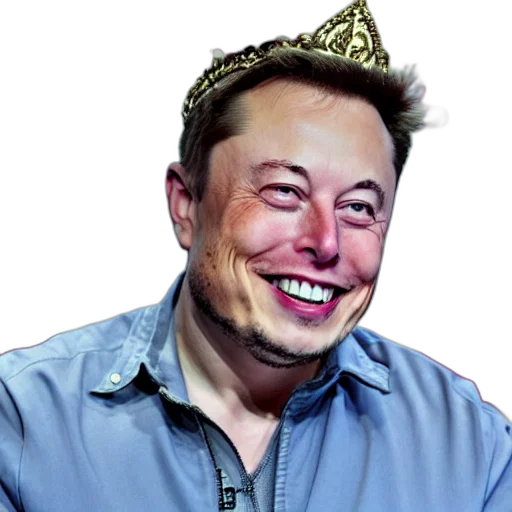 robot, face, crown, staff transparent PNG cut-out