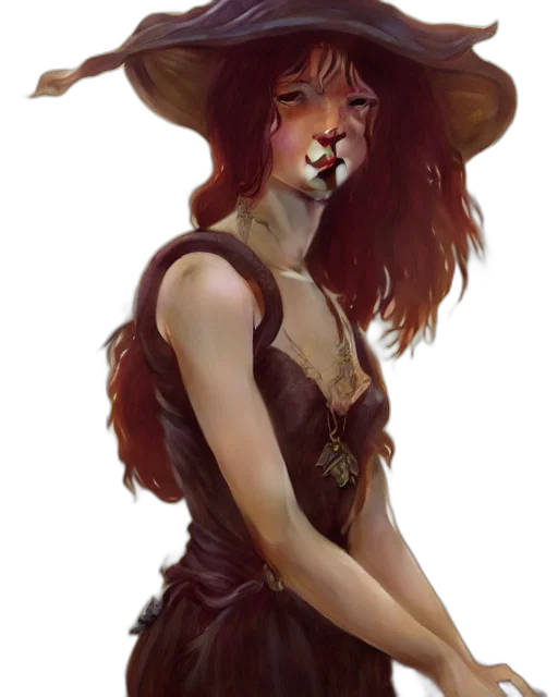 hat, staff, mask, face transparent PNG cut-out