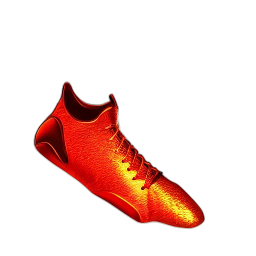shoes, weapon, 3d render, photorealistic transparent PNG cut-out