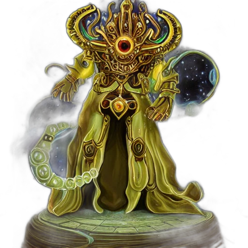 staff, concept art, fantasy art, golden transparent PNG cut-out