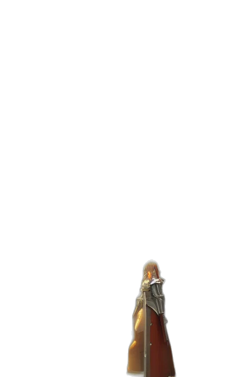 jacket, staff, dress, sword transparent PNG cut-out
