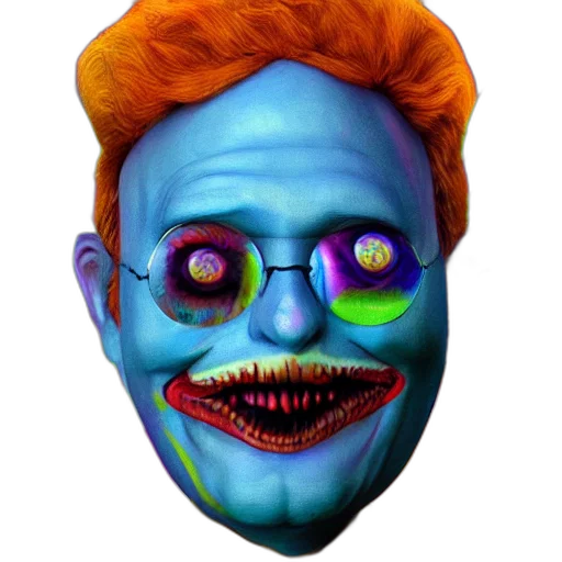 mask, face, creature, staff transparent PNG cut-out