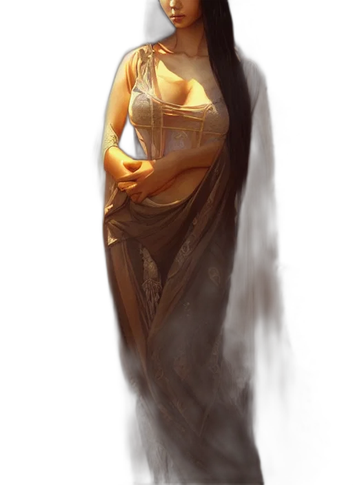 dress, mask, staff, face transparent PNG cut-out
