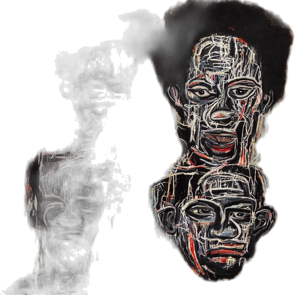 face, mask, robot, crown transparent PNG cut-out