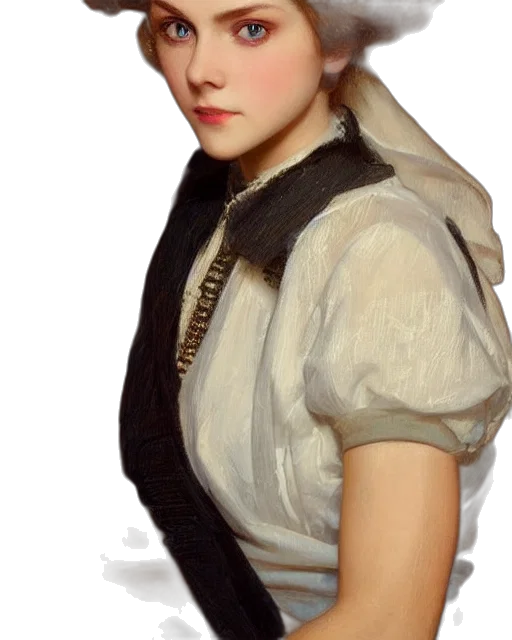 staff, hat, jacket, face transparent PNG cut-out