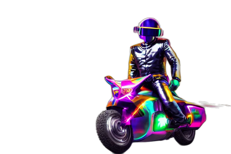 robot, jacket, concept art, 3d render transparent PNG cut-out