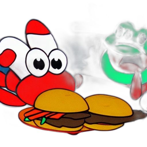 food, robot, creature, concept art transparent PNG cut-out