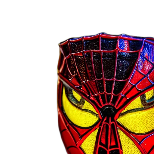 mask, face, comic book art, 3d render transparent PNG cut-out