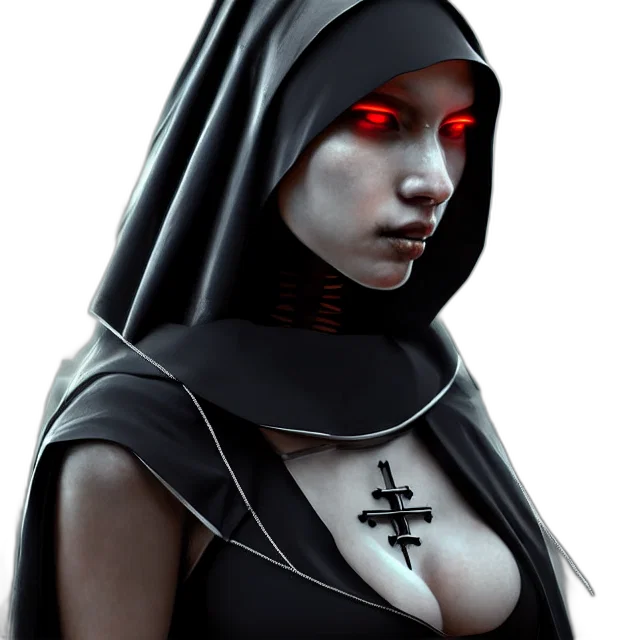cyberpunk, concept art, fantasy art, 3d render transparent PNG cut-out