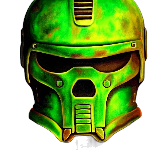 mask, robot, 3d render, concept art transparent PNG cut-out