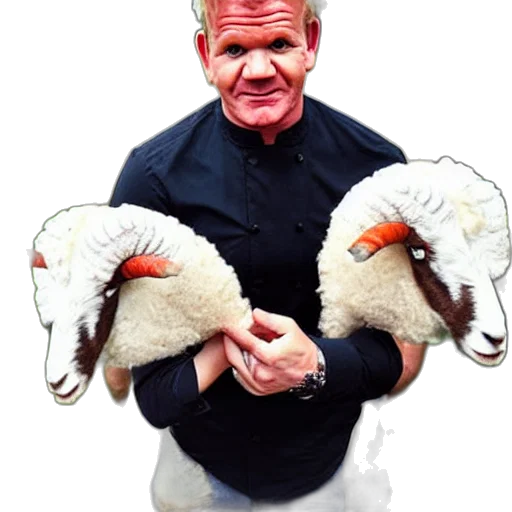 animal, gordon, ramsay, ram transparent PNG cut-out