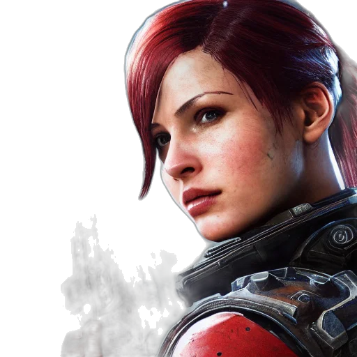 concept art, photorealistic, red, random transparent PNG cut-out