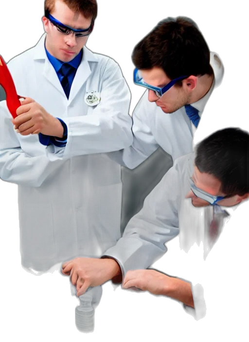 staff, concept art, chemists, white transparent PNG cut-out