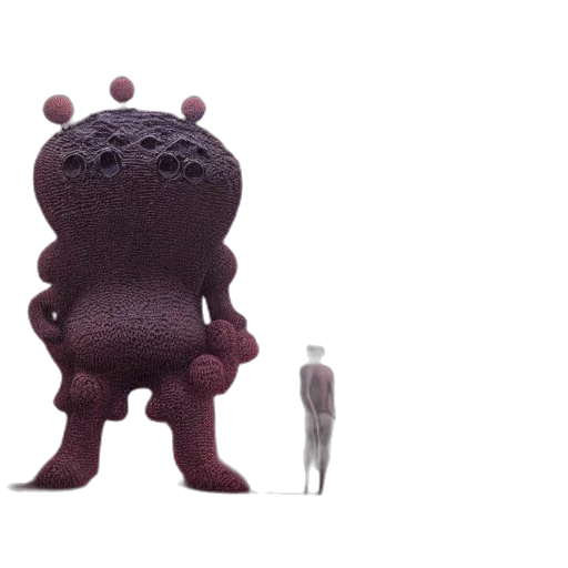 creature, robot, animal, staff transparent PNG cut-out