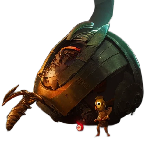 mask, creature, robot, hat transparent PNG cut-out