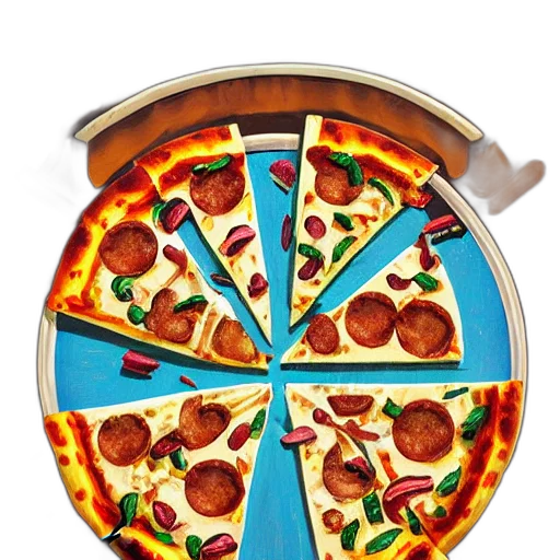 food, weapon, 3d render, photorealistic transparent PNG cut-out