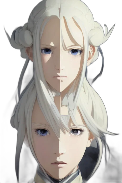 face, mask, crown, hair transparent PNG cut-out