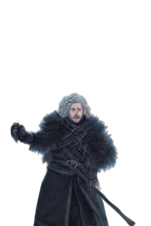 staff, jacket, dragon, sword transparent PNG cut-out