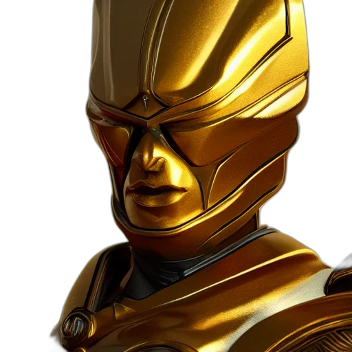 robot, mask, face, 3d render transparent PNG cut-out