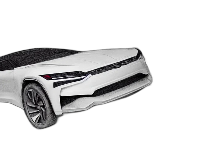 car, 3d render, photorealistic, concept art transparent PNG cut-out