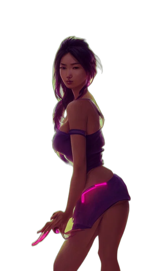 dress, staff, robot, concept art transparent PNG cut-out