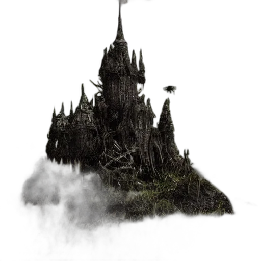 crown, dragon, staff, hair transparent PNG cut-out