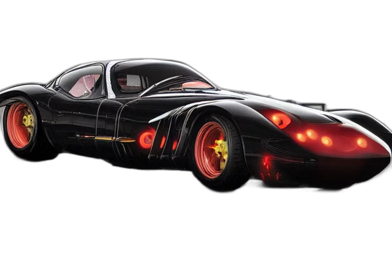 car, concept art, 3d render, photorealistic transparent PNG cut-out