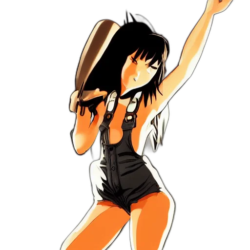 cartoon, anime, comic book art, concept art transparent PNG cut-out