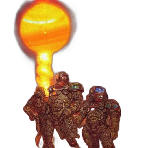 robot, staff, weapon, concept art transparent PNG cut-out