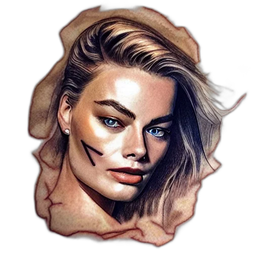 face, mask, hair, jacket transparent PNG cut-out