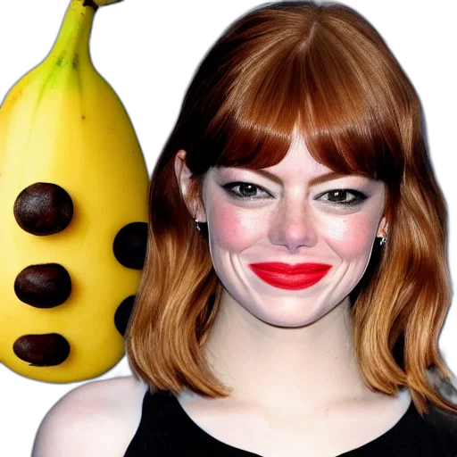 mask, face, photorealistic, banana transparent PNG cut-out