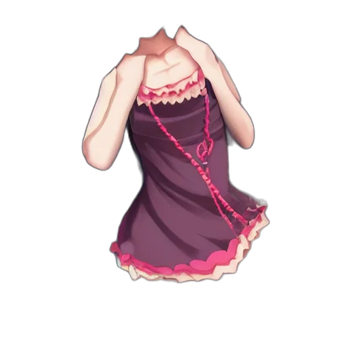 dress, hat, mask, staff transparent PNG cut-out