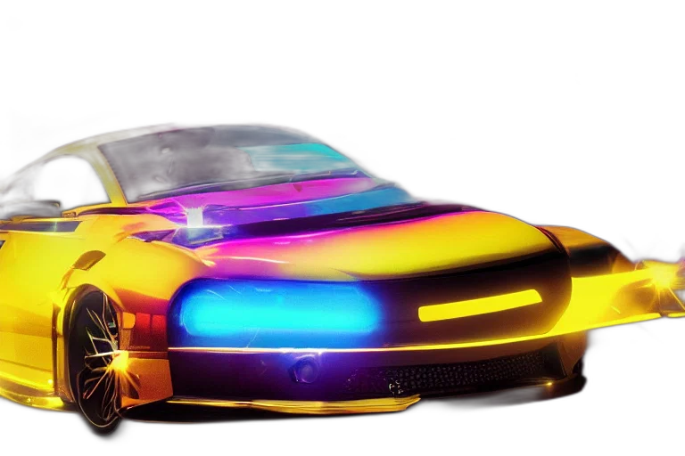car, weapon, 3d render, concept art transparent PNG cut-out