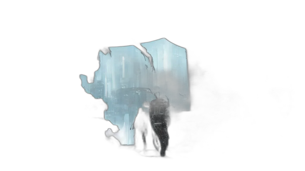 robot, face, mask, weapon transparent PNG cut-out