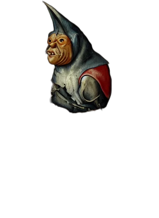 mask, staff, face, creature transparent PNG cut-out