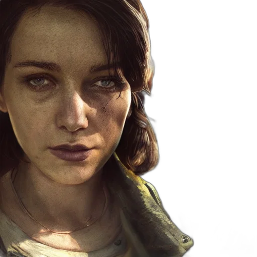 face, photorealistic, concept art, 3d render transparent PNG cut-out