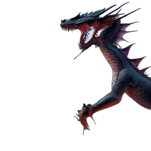 dragon, creature, animal, sword transparent PNG cut-out
