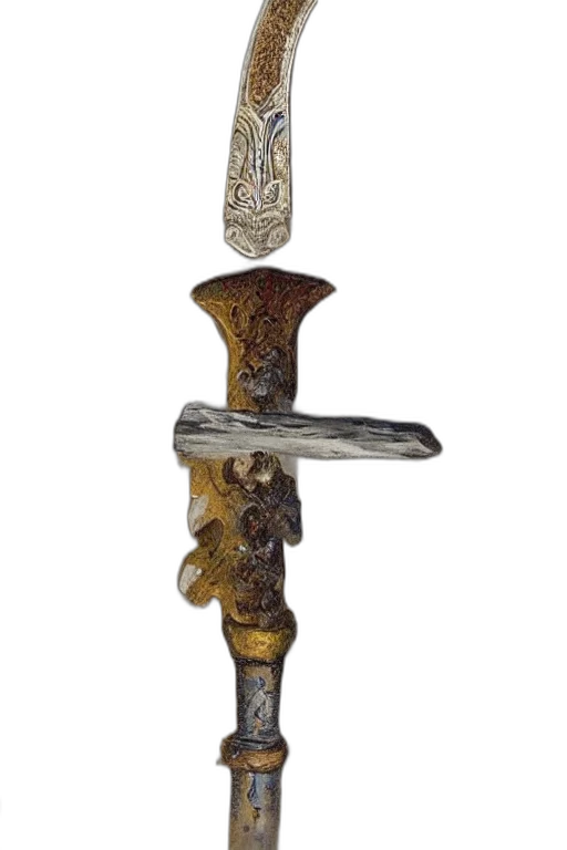sword, staff, jewelry, crown transparent PNG cut-out