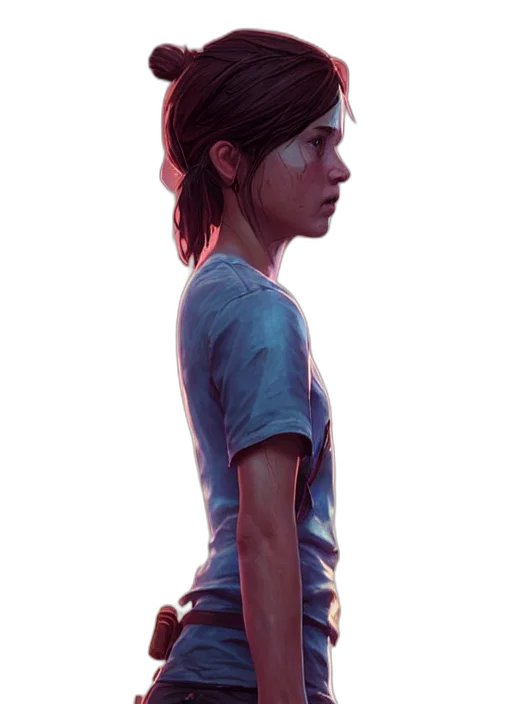jacket, face, dress, concept art transparent PNG cut-out