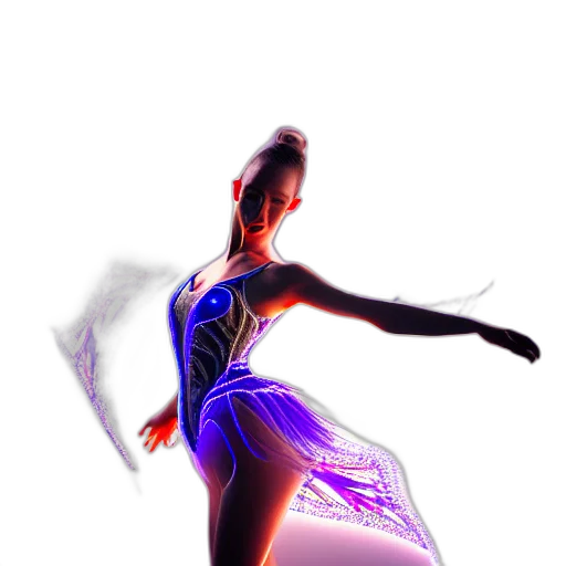 dress, staff, 3d render, concept art transparent PNG cut-out